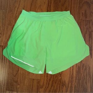 Lululemon -Men’s Fast and Free Short 6” Lined Mesh -Scream Green- Medium- EUC